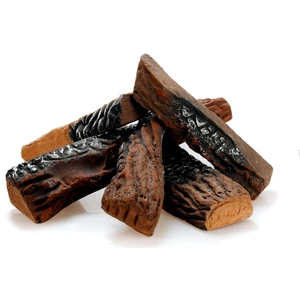 Yanmaz Seramik Bacasız  Şömine Odun Seti - 5' Li