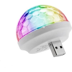 Aldım Geldi Sese Duyarlı Mini Disko Topu USB Telefon Mikrofon Uyumlu Parti Di