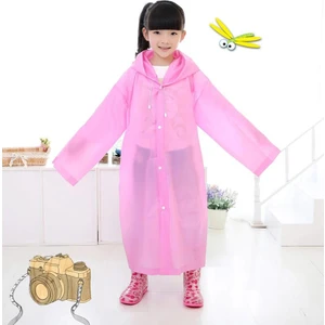 Eleven Market Pembe Çocuk Yağmurluğu Pratik Hafif Renkli Yağmurluk