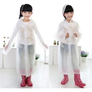 Eleven Markets Beyaz Çocuk Yağmurluğu Pratik Renkli Yağmurluk