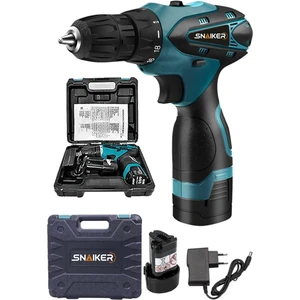 Alman Titan Series 32 V  Sjs Çift Metal Şanzuman Çift Akülü Şarjlı Vidalama Matkap Mavi Ar