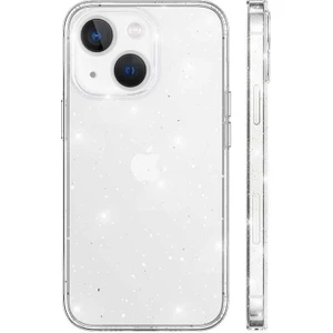 Apple iPhone 13 Kılıf Vixy Transparan Simli Görünüm Renksiz