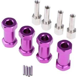 12MM Hex Hub 15-25MM Uzatma Adaptörü Combiner Rc Paletli Mor -25MM Için