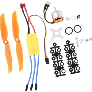 2200KV Fırçasız Motor + 30A Esc + Pervane Rc Uçak Dıy Yedek Parçalar Için