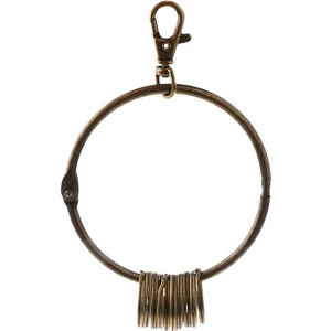 Bronz Büyük (85MM) 10X Çoklu Halkalıkları Fob / Anahtarlık / Bölünmüş Yüzük Anahtar Tutucu