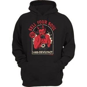 Şeytan Baskılı 3 Ipl. Şardonlu, Kalın (600 Gr.) Içi Polar Sweatshirt