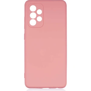 Samsung Galaxy A52S 5g Kılıf Mara Silikon Mat Soft Korumalı Lansman Pembe
