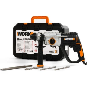 WX339 800WATT 2.5j Sds-Plus Kırıcı/ Delici + 4 Adet Uç