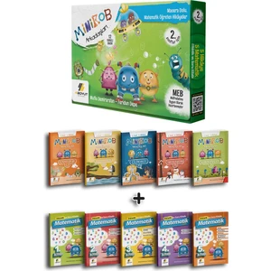 4 Boyut Yayınları Minirob ve Arkadaşları 2.sınıf Matematik Öğreten Hikayeler 10LU Set