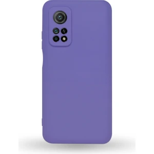 Case World Caseworld Xiaomi Mi 10T Kapak Kamera Korumalı Içi Kadife Lansman Silikon Kılıf - Mor