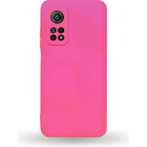 Case World Caseworld Xiaomi Mi 10T Kapak Kamera Korumalı Içi Kadife Lansman Silikon Kılıf - Neon Pembe