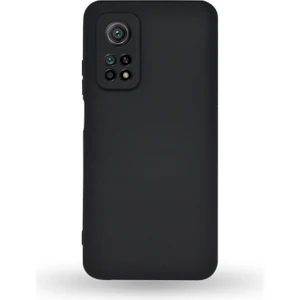 Case World Caseworld Xiaomi Mi 10T Pro Kapak Kamera Korumalı Içi Kadife Lansman Silikon Kılıf - Siyah