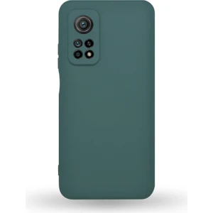 Case World Caseworld Xiaomi Mi 10T Pro Kapak Kamera Korumalı Içi Kadife Lansman Silikon Kılıf - Yeşil