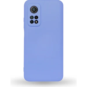 Case World Caseworld Xiaomi Mi 10T Pro Kapak Kamera Korumalı Içi Kadife Lansman Silikon Kılıf - Lila