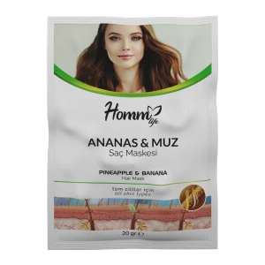 Homm Life  Ananas Muz Saç Maskesi