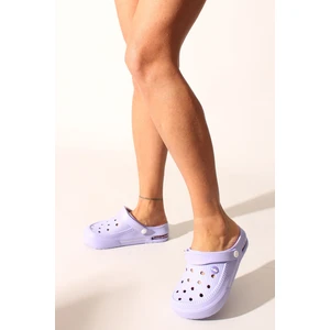 Lila Kadın Cros Terlik