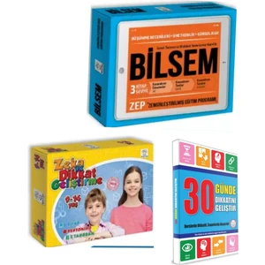Bilsem Super Set 9-14 Yaş - Bilsem , 30 Günde Dikkatini Geliştir , Zeka ve Dikkat Geliştirme Seti 9-14 Yaş