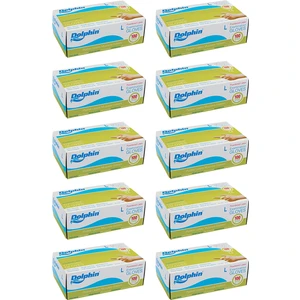 Lateks Pudralı Eldiven L 10 KUTU(100'LÜ)