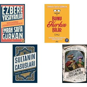 Ezbere Yaşayanlar: Vazgeçemediğimiz Alışkanlıklarımızın Kökenleri - Bunu Herkes Bilir - Sultanın Casusları - Sultanın Korsanları - 4 Kitap