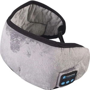 Yükseltilmiş Uyku Müzik Göz Maskesi Kulaklıklar Handsfree Stereo Mavi (Yurt Dışından)