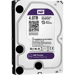 WD40PURX 3.5" 4TB 5400RPM 64MB Sata 7/24 Harddisk