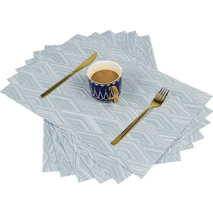 6'lı Su Geçirmez Silinebilir Isıya Dayanıklı Yemek Servis Altlıkları (Yurt Dışından)