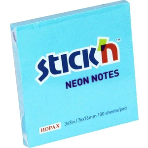 Stıckn 76X76 Neon Mavi 100 Yaprak Yapışkanlı Not Kağıdı