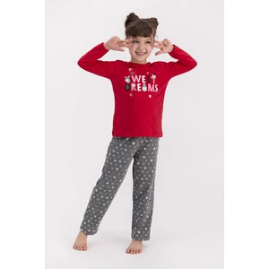 Sweat Dreams Kırmızı Kız Çocuk Pijama Takımı