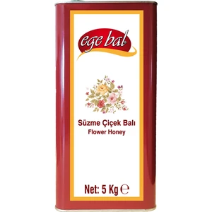 Ege Bal Süzme Çiçek Balı 5 kg Teneke