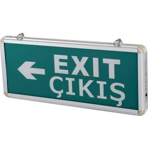 CT-9166 3W Exıt Çıkış Armatürü Ledli 3 Saat Akülü