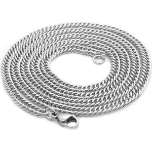 Gri 60 Cm. 4 Mm. Traşlı Gürmet Erkek Çelik Zincir Dm90-4