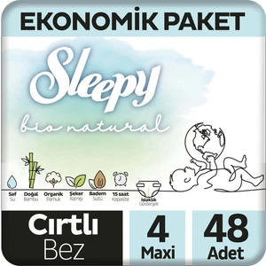 Bebek Bezi Bio Natural 4 Numara Maxi 48li Jumbo Paket