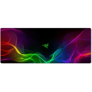Gamingpadci Purple Zone Desenli Oyuncu Mouse Pad 70X30 cm Kaymaz Dikişli