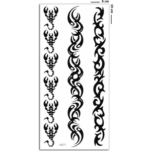 BP Tattoo Tribal Akrep Kol Bandı Dövme