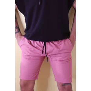 giyadda Unisex Pembe Rahat Kalıp Günlük Şort