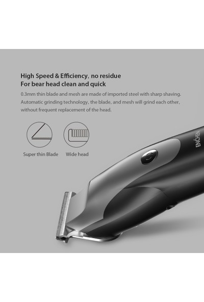 Enchen Hummingbird Elektrikli Saç Kesme USB Şarj Jilet (Yurt Dışından)