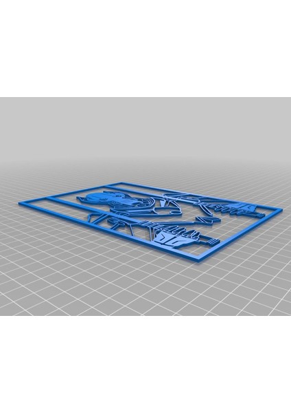 Genel Grievous Stencil 4 Plastik Aparat