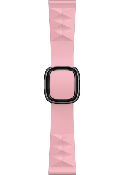 puluz Apple Watch Uyumlu 6 44Mm Için Kordonlu Saat, Stil: Siyah Toka Açık Pembe (Yurt Dışından)