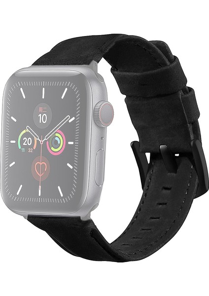 puluz Apple Watch Uyumlu 5 & 4 Için 44Mm / 3 & 2 & 1 42Mm Kordonlu Saat Siyah (Yurt Dışından)