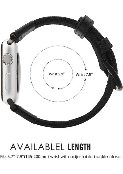 puluz Apple Watch Uyumlu Series 7 Için 41Mm / 6 & Se & 5 & 4 40Mm / 3 & 2 & 1 38Mm Kordonlu Saat Siyah (Yurt Dışından) fırsatları