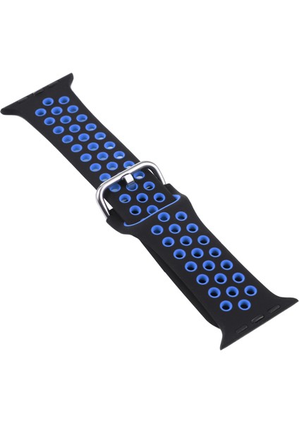 Puluz Apple Watch Uyumlu 6 & Se & 5 & 4 Için Silikon Kayış + Kılıf 40Mm Siyah Mavi (Yurt Dışından) fırsatları