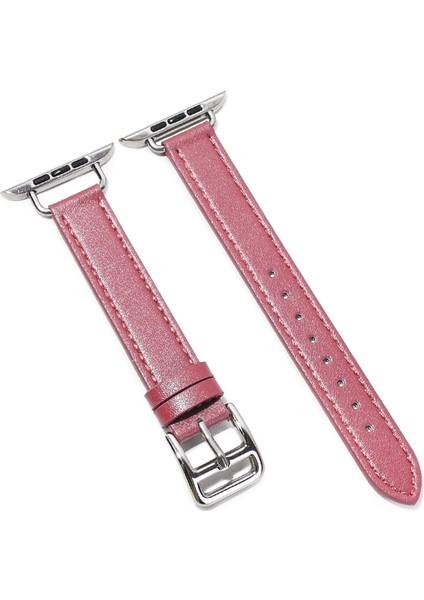 puluz Apple Watch Uyumlu 7 41Mm/6&Se&5&4 40Mm/3&2&1 38Mm Için Kayış Kırmızı Gül (Yurt Dışından)