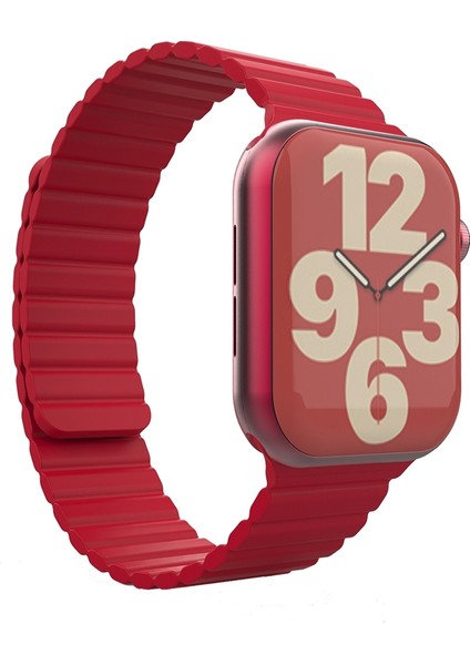puluz Apple Watch Uyumlu 7 45Mm / 6&Se&5&4 44Mm / 3&2&1 42Mm Için Kayış Kırmızı (Yurt Dışından) fiyatları