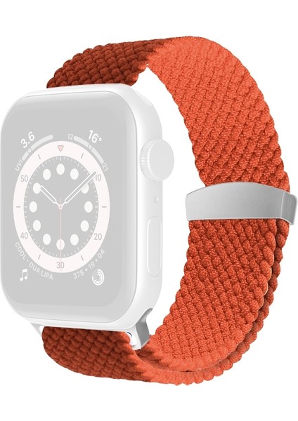 puluz Apple Watch Uyumlu 7 41Mm / 6&Se&5&4 40Mm / 3&2&1 38Mm Için Kayış Parlak Turuncu (Yurt Dışından)