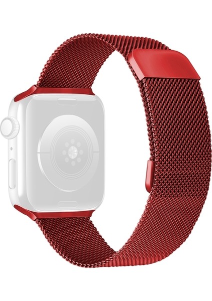 puluz Apple Watch Uyumlu Series 7 Için Ayarlanabilir Kayış 45Mm / 6 & Se & 5 & 4 44Mm / 3 & 2 & 1 42Mm Şarap Kırmızısı (Yurt Dışından)