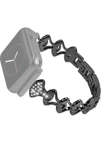 puluz Apple Watch Uyumlu Series 7 Için Sektör Şeklinde Kayış 41Mm / 6 & Se & 5 & 4 40Mm / 3 & 2 & 1 38Mm Siyah (Yurt Dışından)