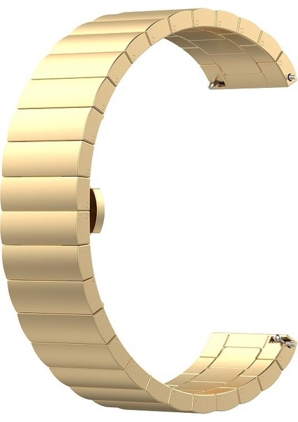 puluz Paslanmaz Çelik Kayış Ve Kelebek Toka Altın (Yurt Dışından)