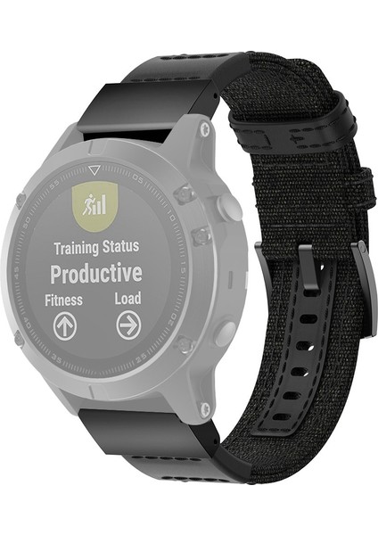 Puluz Garmin Fenix5 Artı Siyah Için Tuval Izle Bandı (Yurt Dışından) fiyatları