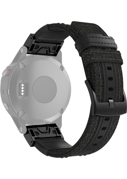 Puluz Garmin Fenix5 Artı Siyah Için Tuval Izle Bandı (Yurt Dışından) modelleri