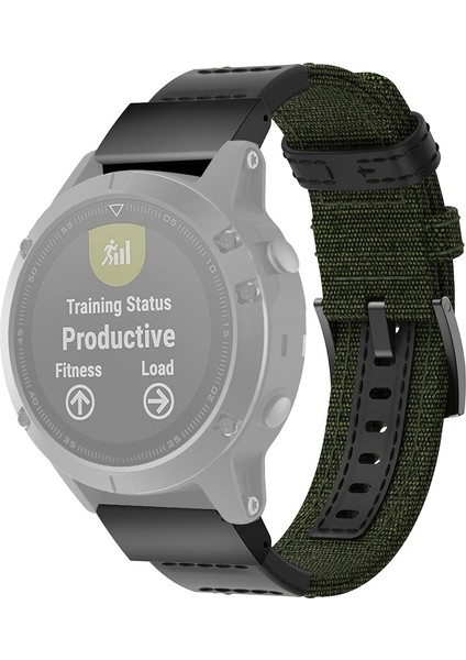 puluz Garmin Fenix5 Artı Yeşil Ordu Için Tuval Watch Band (Yurt Dışından) fiyatları
